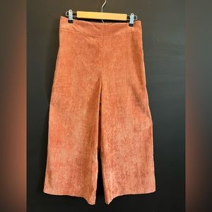 Corduroy High Rise, Wide Leg Pants Large
